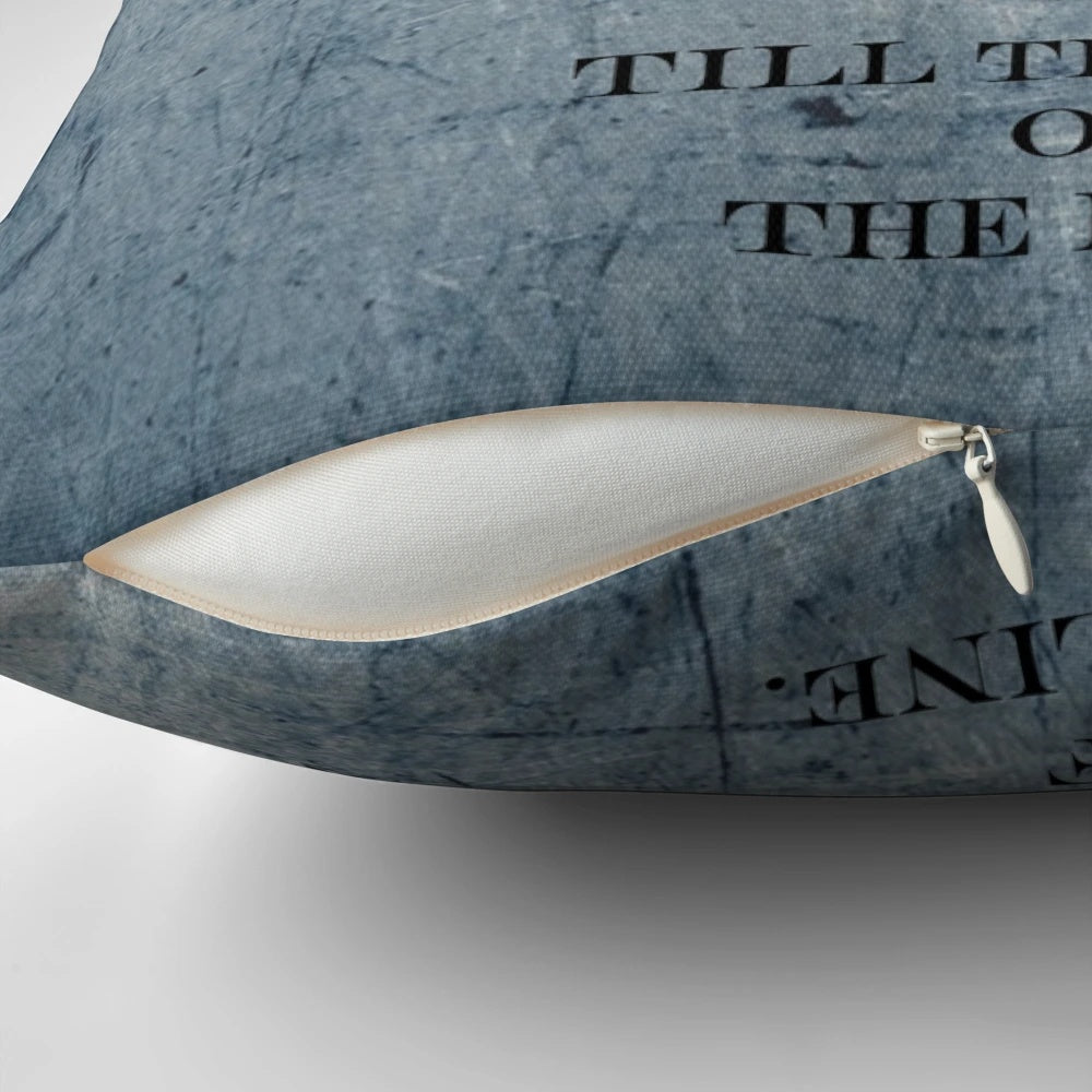 "Inspirational 'I'm With You Till the End of the Line' Pillow featuring Marvel's Bucky Barnes/The Winter Soldier"