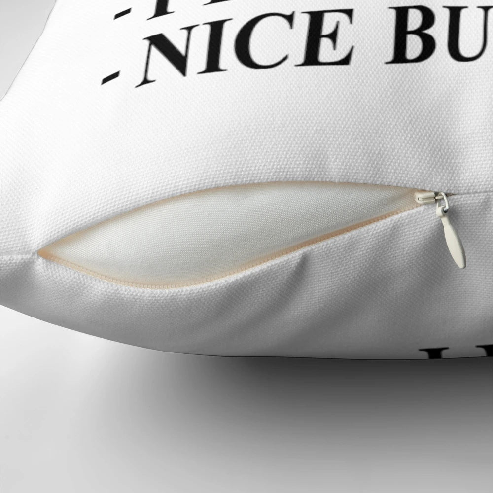 Soft, plush pillow with the motivational text "Just In Case No One Told You Today