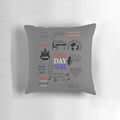 Throw pillow featuring inspirational Les Misérables quotes