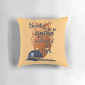 Throw pillow featuring the quote "Intelligence is Lethal" from the Percy Jackson book series