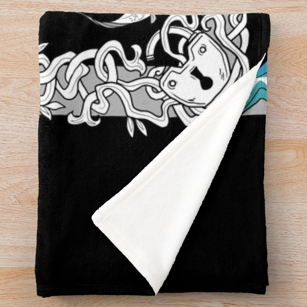 Loki, God of Growth and Change, inspirational plush blanket