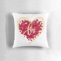 Soft, plush pillow with the word "Love" printed on it, designed to inspire self-love and motivation.