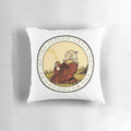 Plush throw pillow with a motivational quote and image of Uncle Iroh from the anime series Avatar: The Last Airbender