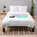 Plush blanket with motivational quote "TEACHERS Make All Other Occupations POSSIBLE
