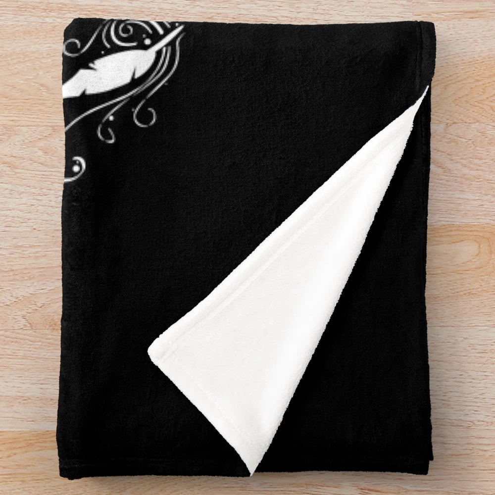 Plush blanket with the text "Teachers Make All Other Occupations Possible" in white on a black background.