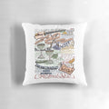 Inspirational Quotes Calligraphy Pillow featuring calligraphy-style text