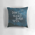 A decorative pillow with a quote from Sarah J. Maas' A Court of Thorns and Roses series