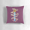 A colorful 'She-Ra' inspired pillow with a positive, self-love message