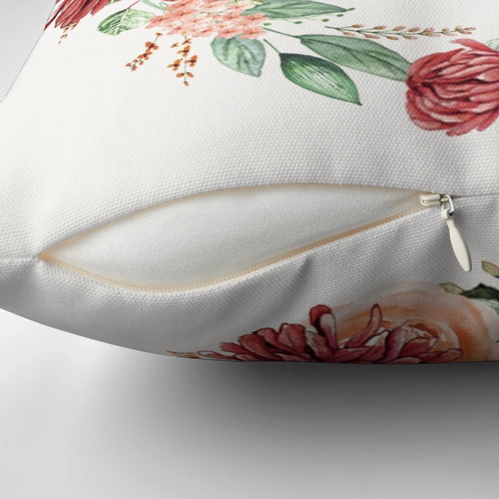 Spanish Bible Verse Pillow with Calligraphic Design of Joshua 1:9 in Spanish