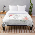 Proverbs 31:10 Spanish Bible Verse Plush Blanket