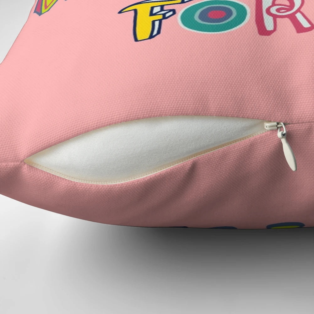 Inspirational "Things Are Always Working Out for Me" Pillow with Positive Affirmation