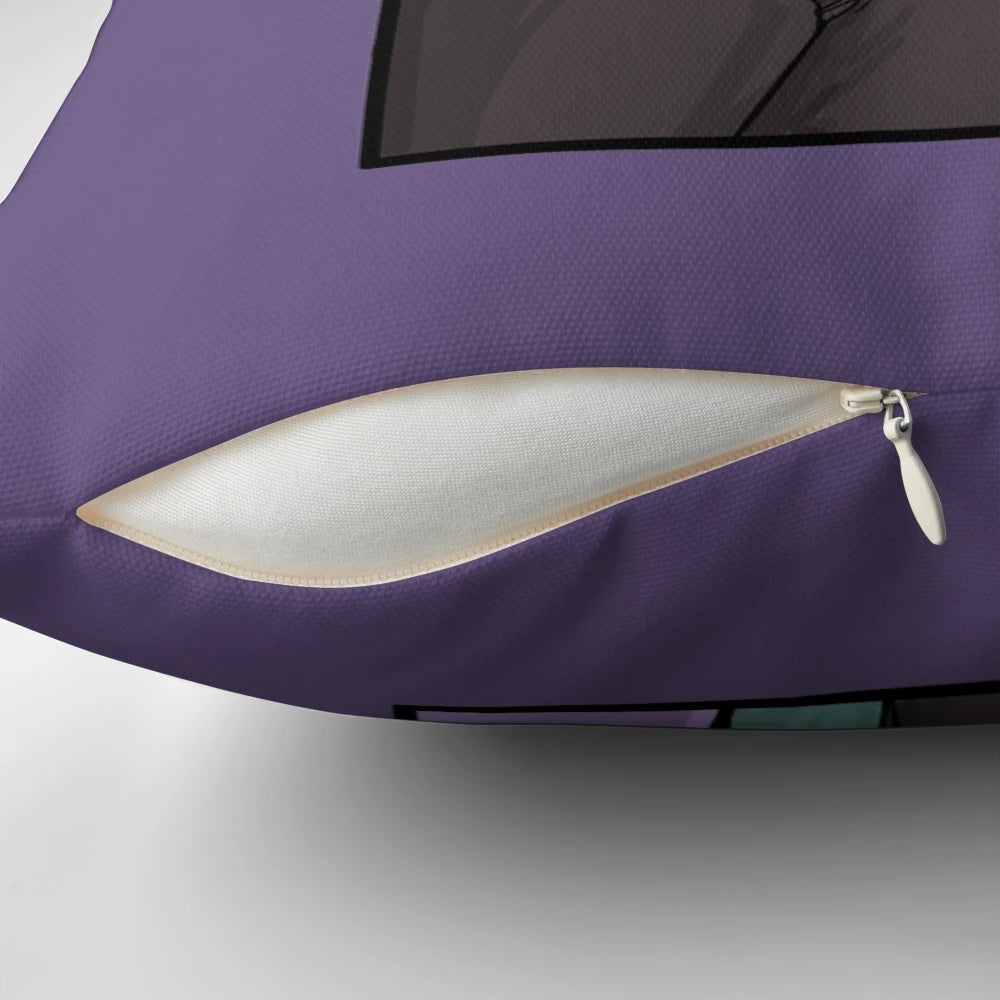 Inspire - Empowering She Series Pillow featuring a strong female character design