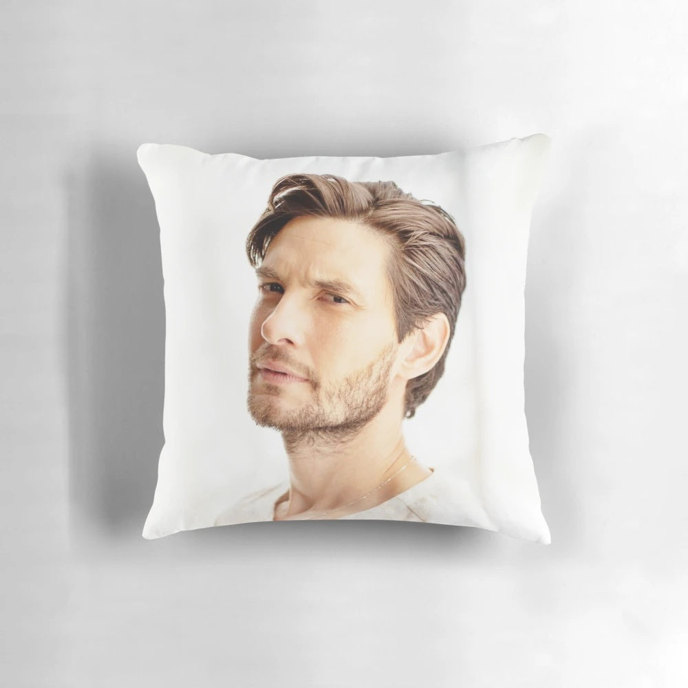 Calm Heed at Tea" Ben Barnes Inspirational Throw Pillow