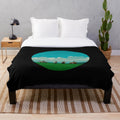 Akira Kurosawa's 'Ran' inspired large circle plush blanket