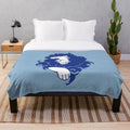 Blue Lions Emblem Plush Blanket inspired by Fire Emblem: Three Houses