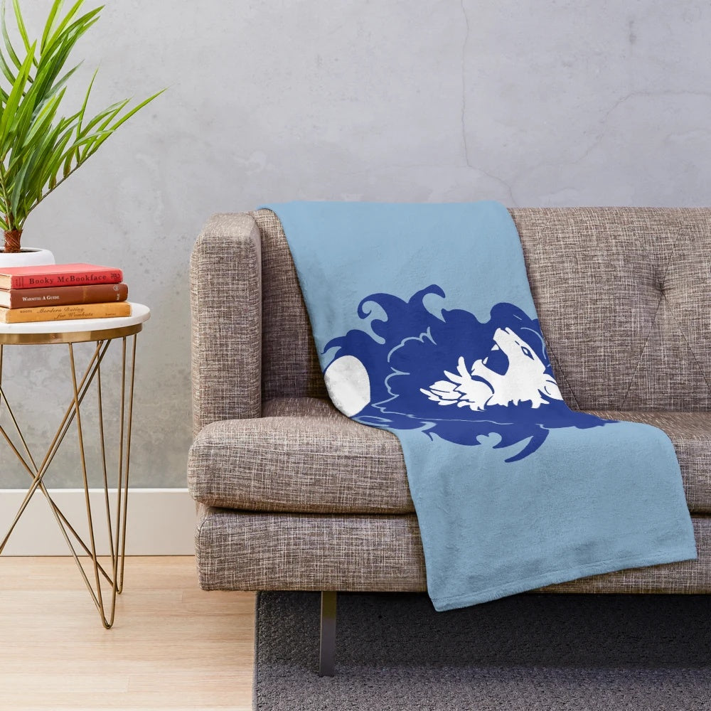 Blue Lions Emblem Plush Blanket inspired by Fire Emblem: Three Houses