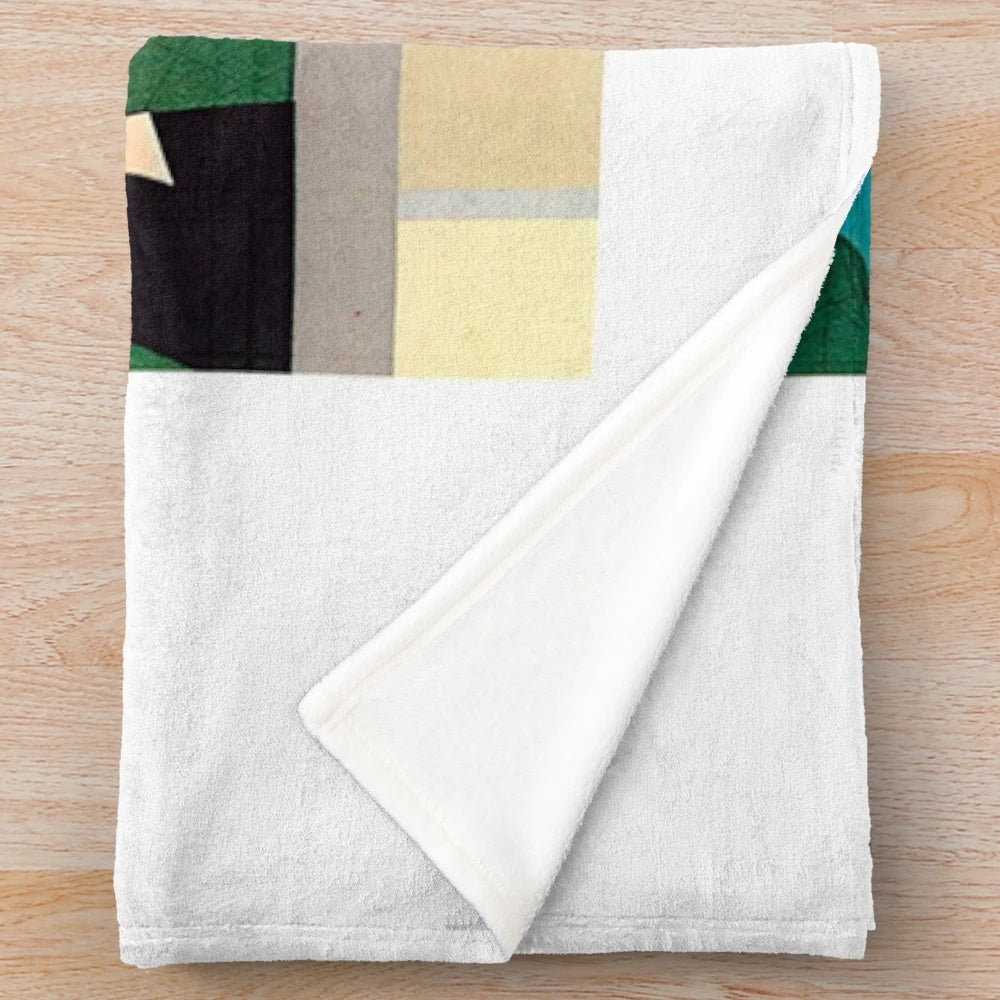 Ambient plush blanket inspired by Brian Eno's 'Another Green World' album