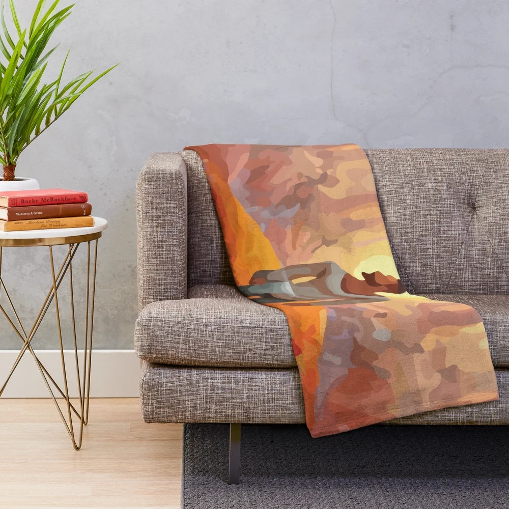 Plush blanket featuring the album cover artwork from Jon Bellion's "The Human Condition