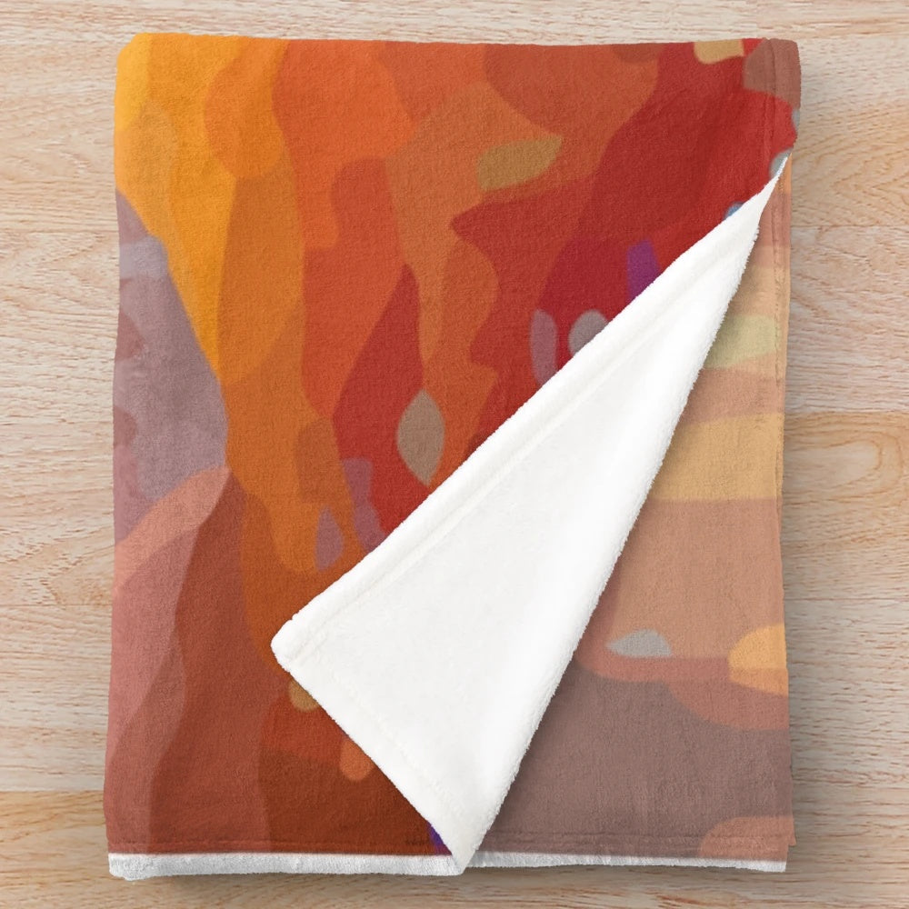 Plush blanket featuring the album cover artwork from Jon Bellion's "The Human Condition