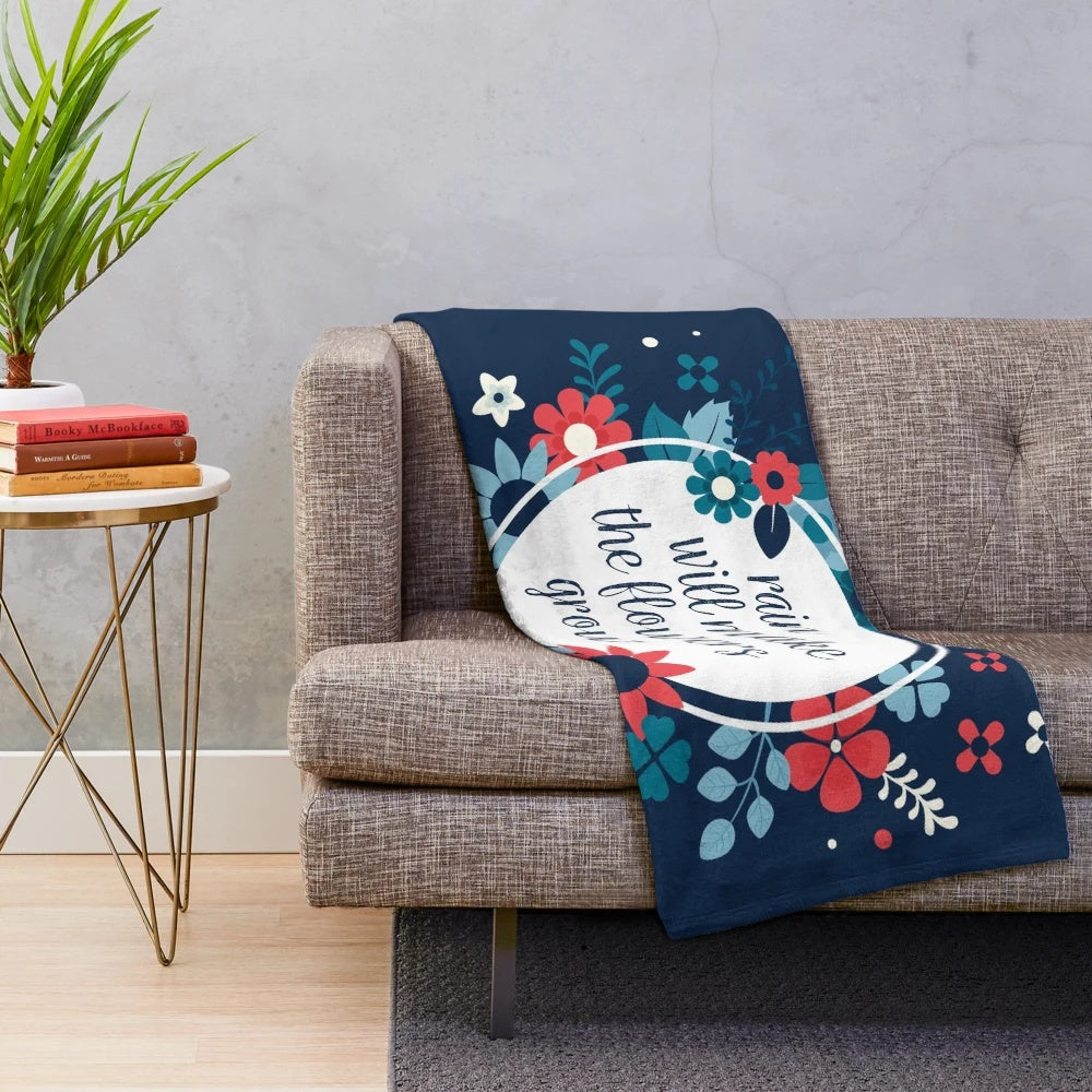 Les Miserables inspired plush blanket with Eponine and Marius