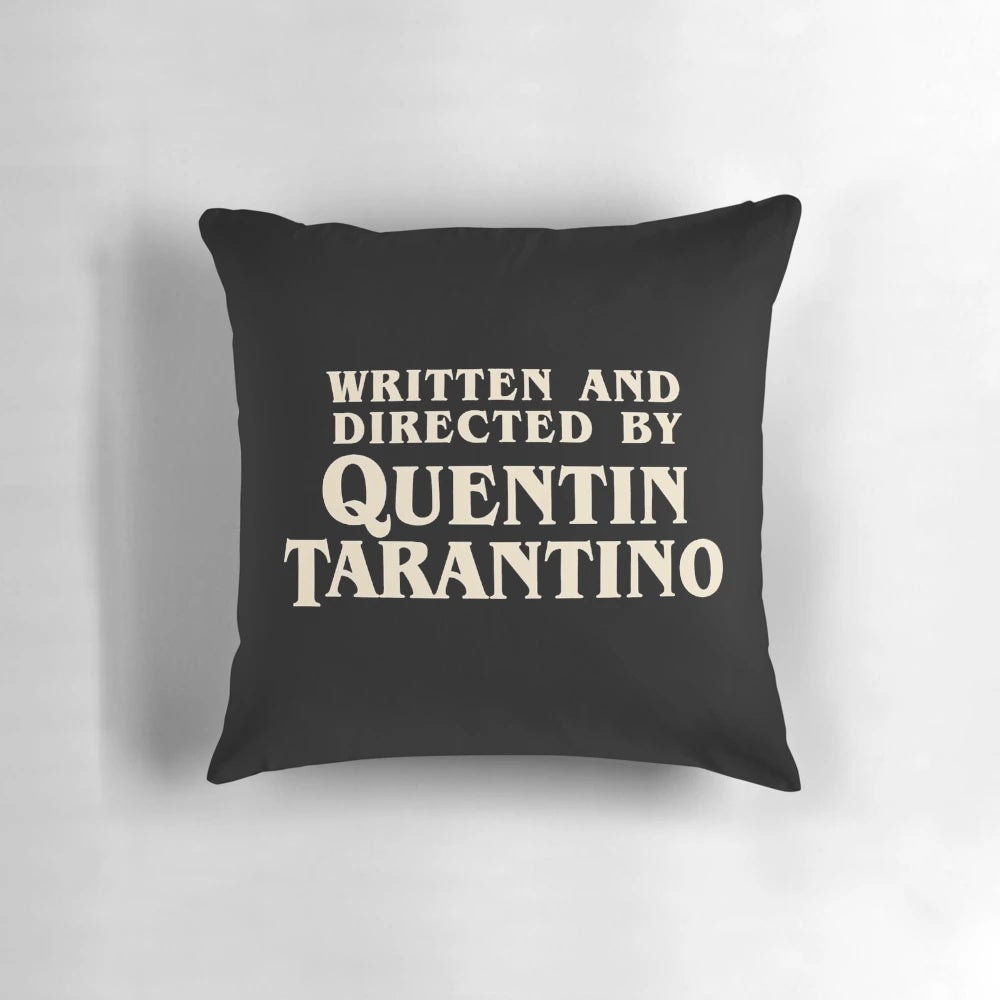 Pillow featuring Quentin Tarantino's iconic movie references