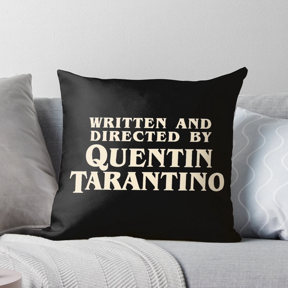 Pillow featuring Quentin Tarantino's iconic movie references