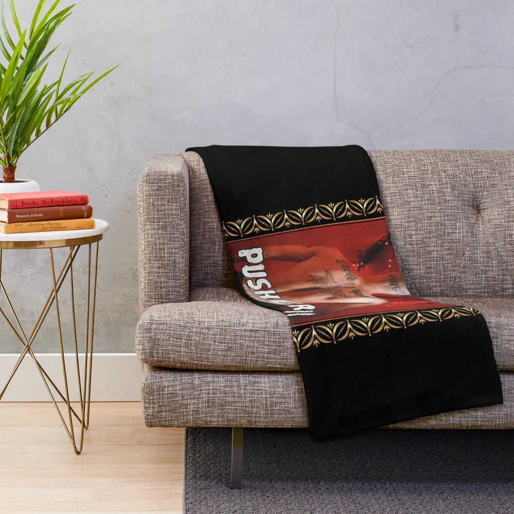 Pusher 2-inspired plush blanket