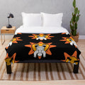 Plush blanket featuring the Glo Gang emblem design, inspired by Chief Keef