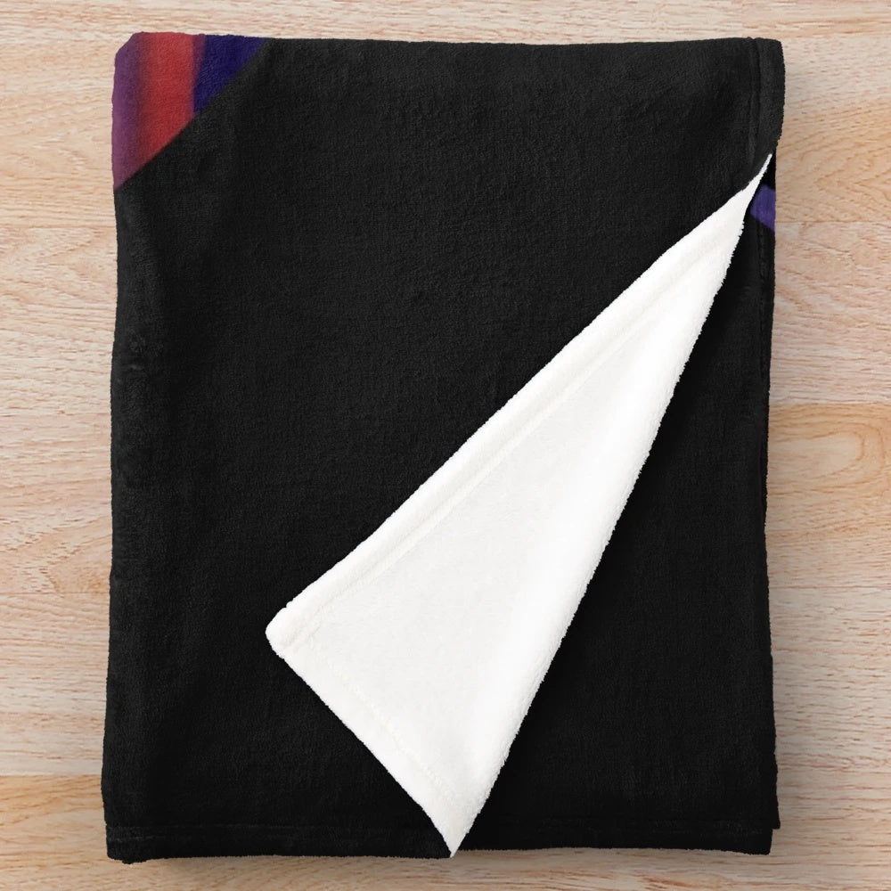 The Script's Danny O'Donoghue silhouette against a galaxy-inspired plush blanket design