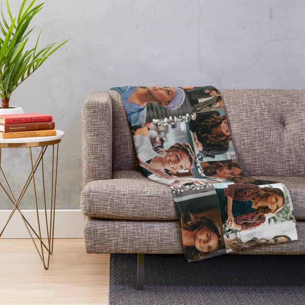 Jo Wilson Collage Plush Blanket