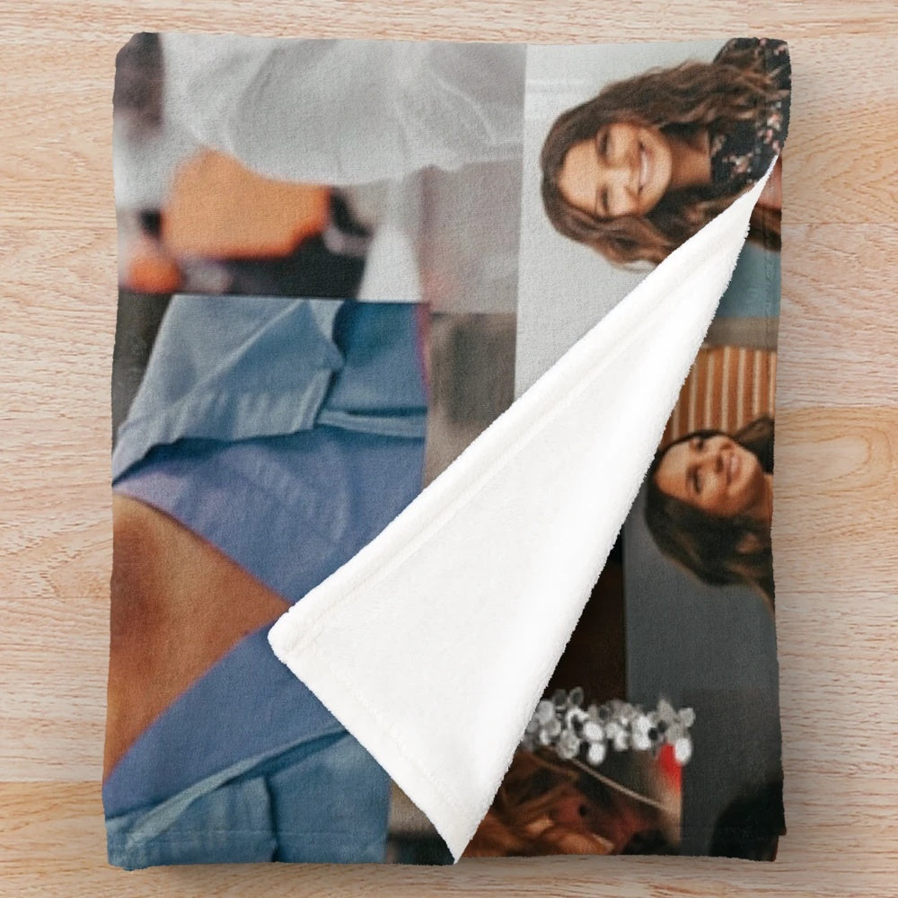 Jo Wilson Collage Plush Blanket
