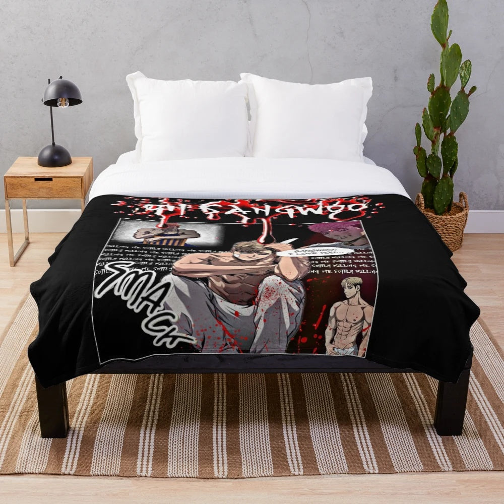 Killing Stalking Oh Sangwoo Inspired Plush Blanket