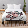 Dark Stalkers inspired Morrigan Aensland plush blanket