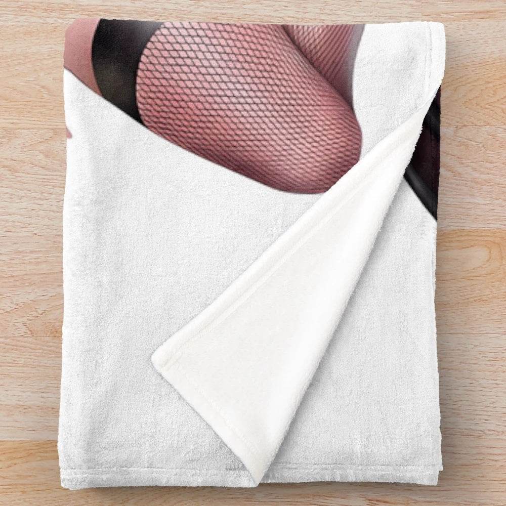 Dark Stalkers inspired Morrigan Aensland plush blanket