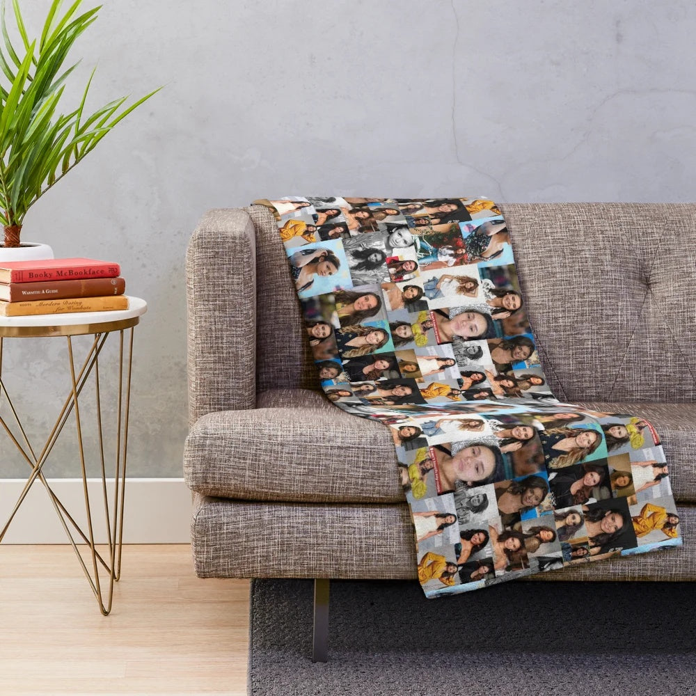 Plush blanket featuring a stylish design inspired by the hit TV shows The Vampire Diaries and The Originals