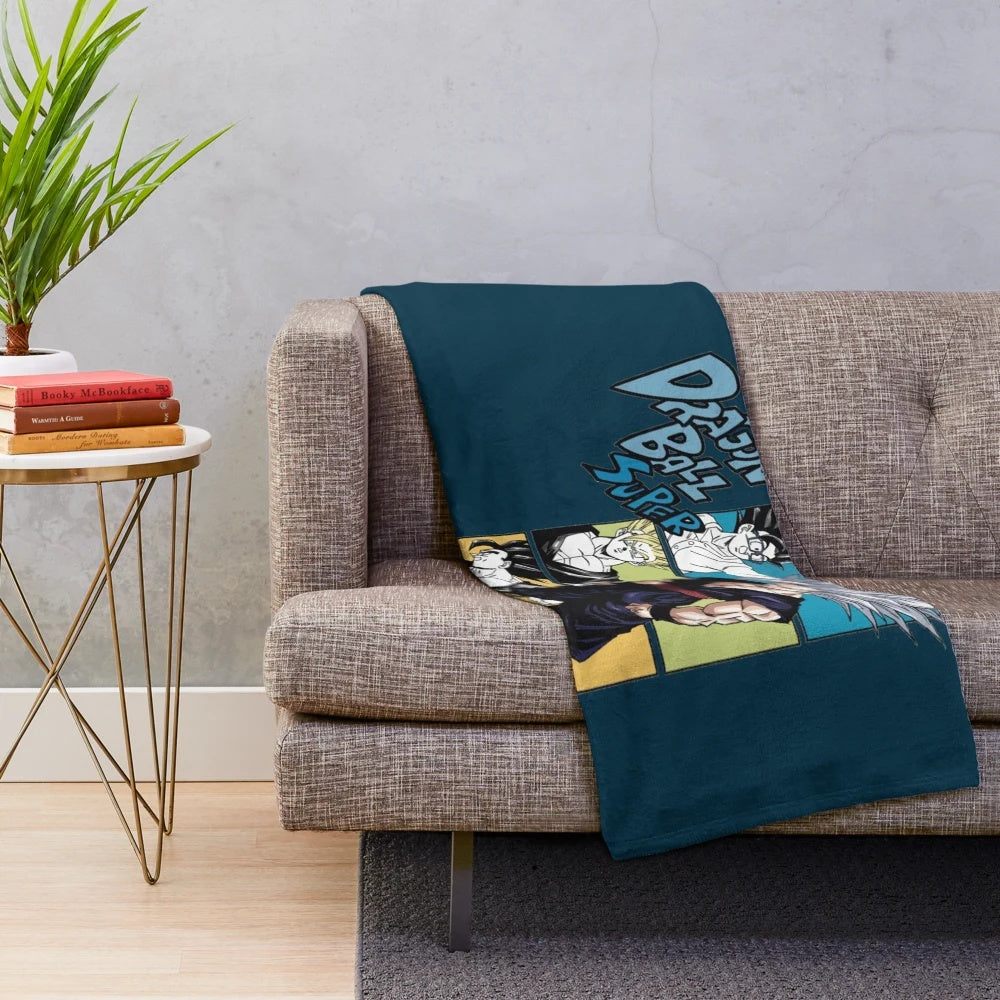 Gohan Beast Design Plush Blanket inspired by Dragon Ball Super: Super Hero Manga