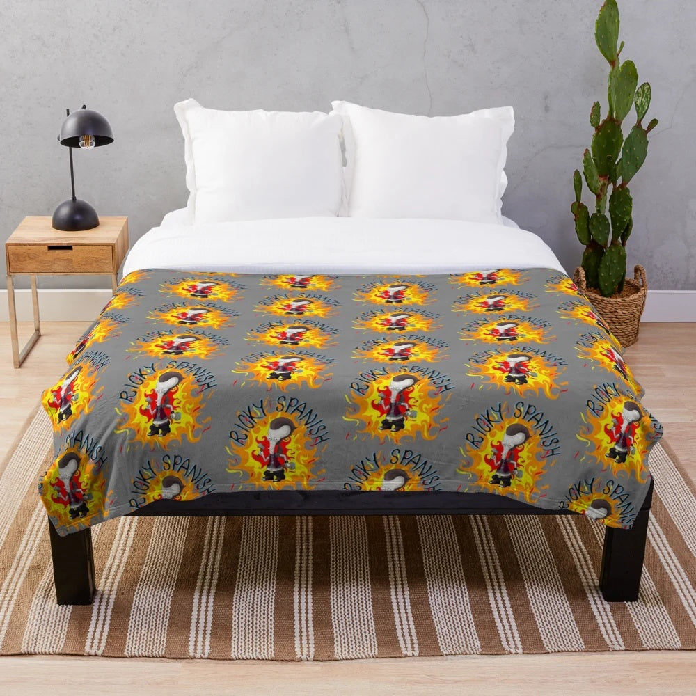 Ricky Spanish - Roger the Alien American Dad Inspired Plush Blanket