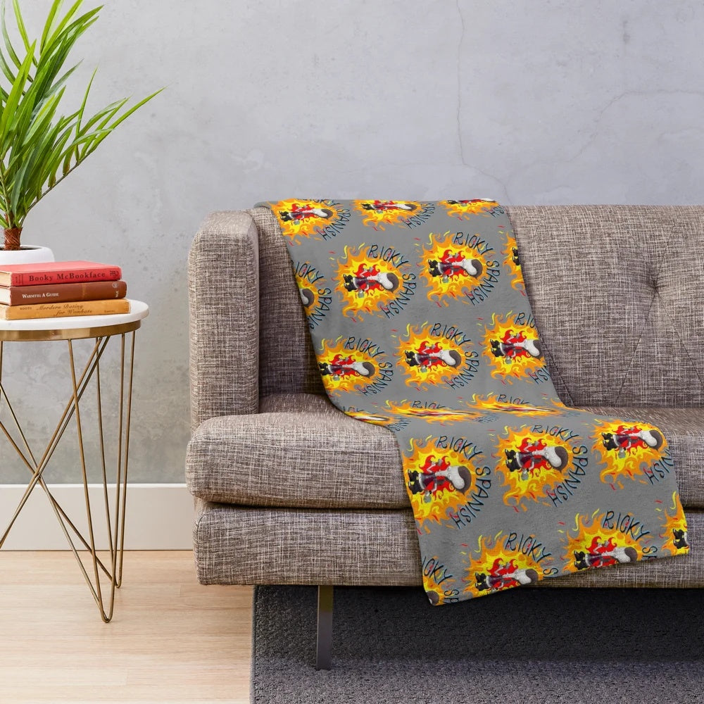 Ricky Spanish - Roger the Alien American Dad Inspired Plush Blanket