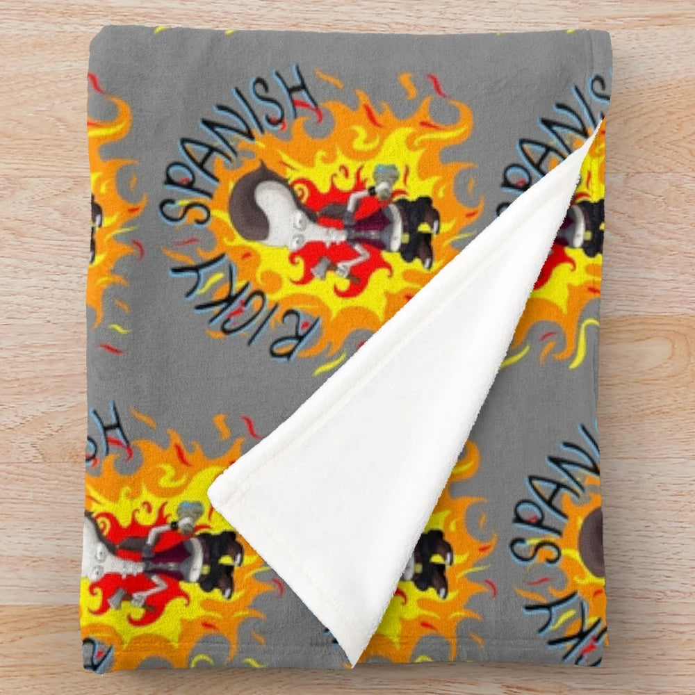 Ricky Spanish - Roger the Alien American Dad Inspired Plush Blanket