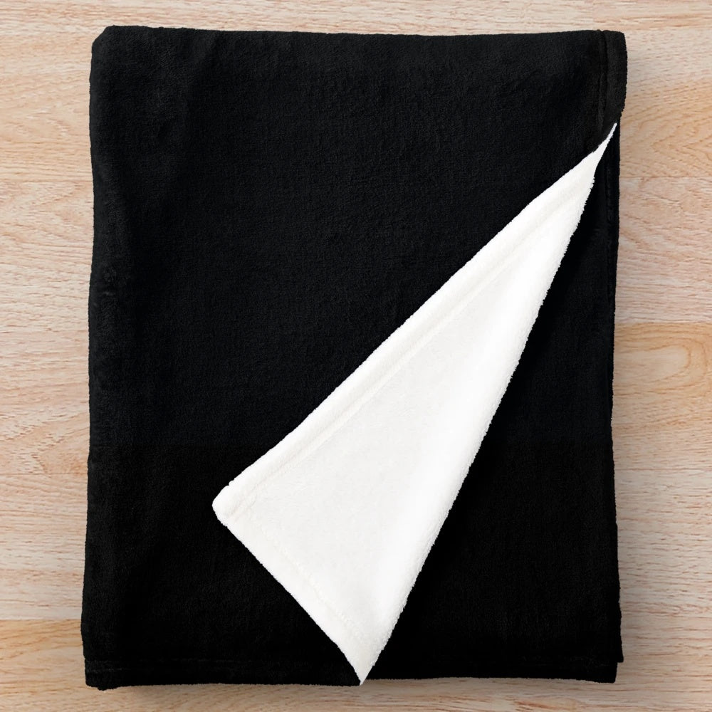 Rocky Horror Picture Show inspired plush blanket with "Don't Dream It, Be It" design