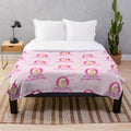 Rupaul's Drag Race inspired plush blanket featuring Trixie Mattel
