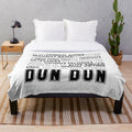 Soft, plush blanket featuring the iconic SVU opening speech