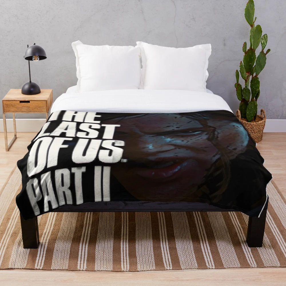The Last of Us Part II inspired plush blanket for video game fans