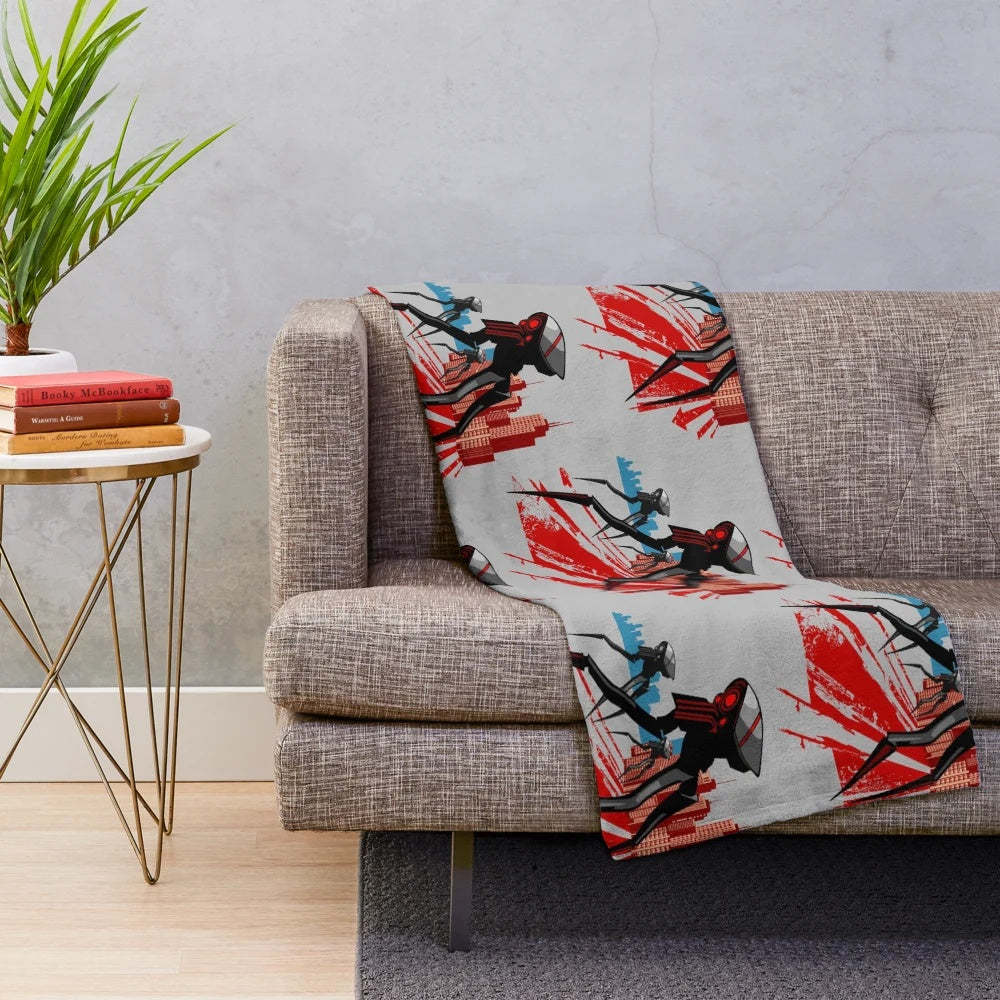 Tripod Plush Blanket inspired by the sci-fi classic "War of the Worlds