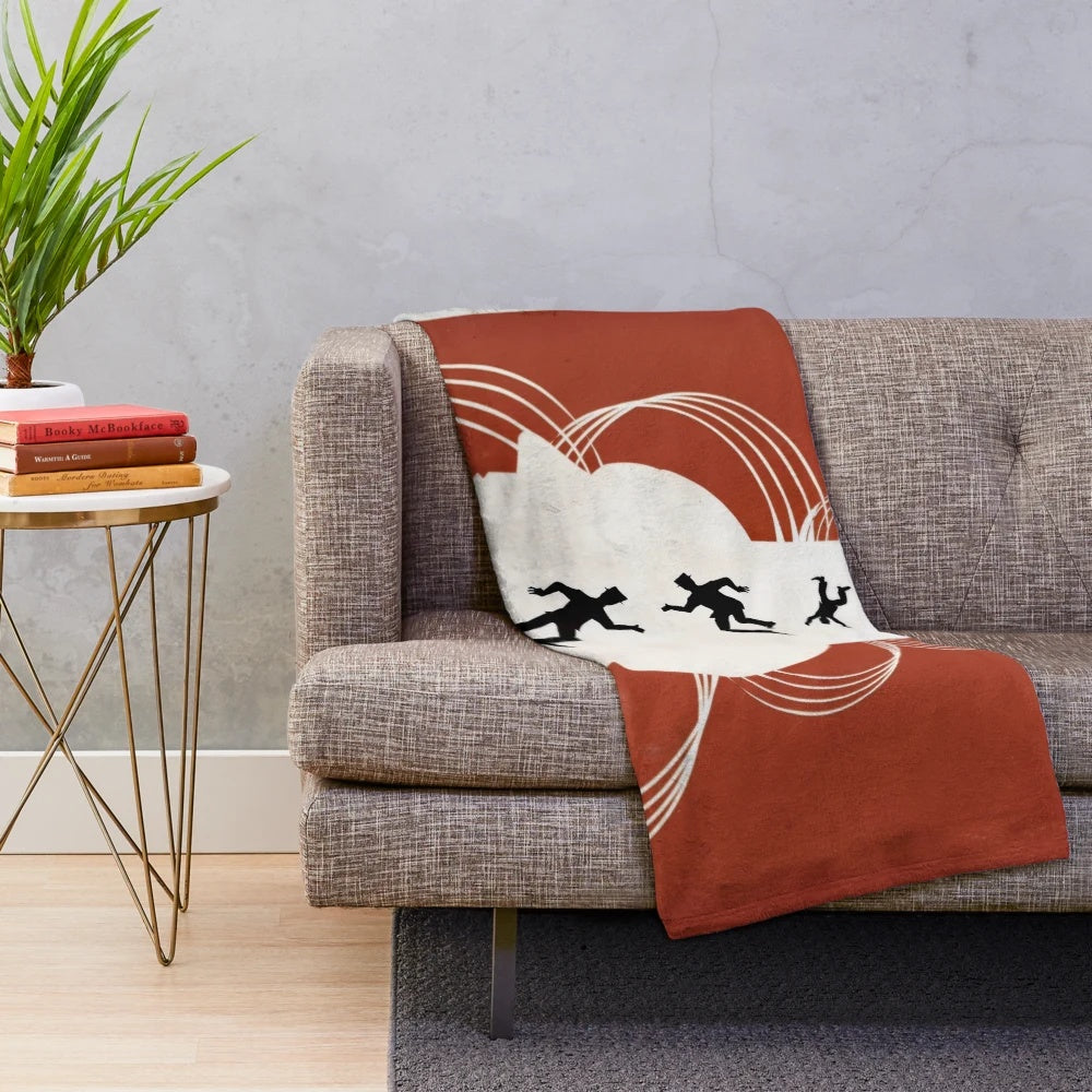 Alfred Hitchcock's Vertigo inspired plush blanket