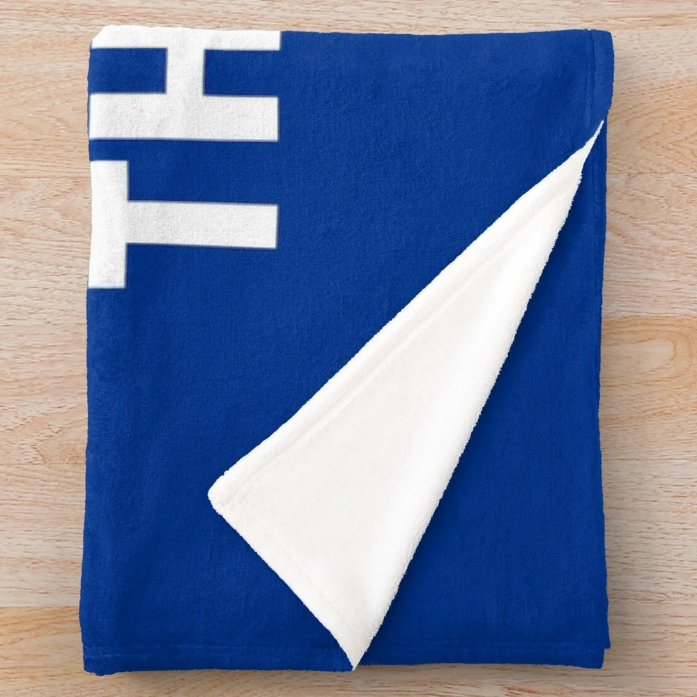 Plush blanket featuring inspiring Buffalo Bills-themed graphic design