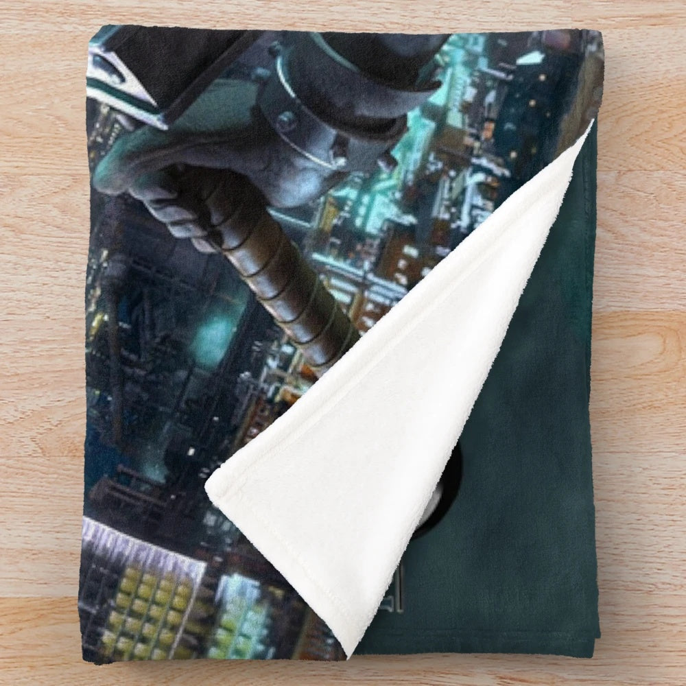 Cloud Final Fantasy VII Remake Plush Blanket