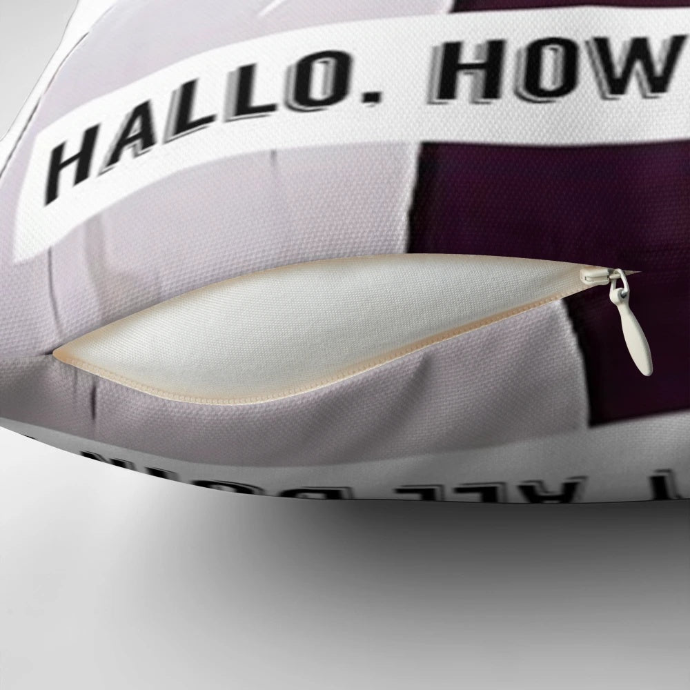 Dr. Now themed pillow with motivational quotes and humor from the TV show My 600-lb Life
