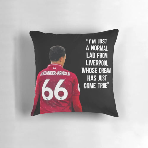 "Alexander Arnold Inspirational Quote Liverpool FC Pillow"