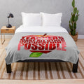 Plush blanket with "TEACHERS MAKE ALL OTHER OCCUPATIONS POSSIBLE" text and teaching-themed design